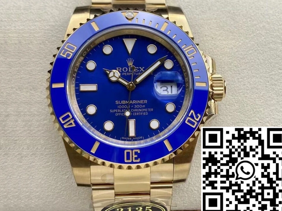 ComfortFit 1213 Bezel M116618LB-0003 Rolex Submariner Clean Factory Blue 0816